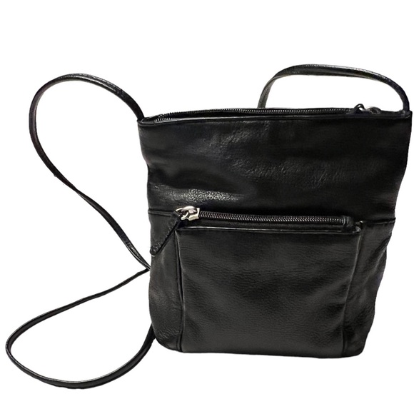 Leather Handbags - Black Leather Crossbody ~ GREAT CONDITION!
